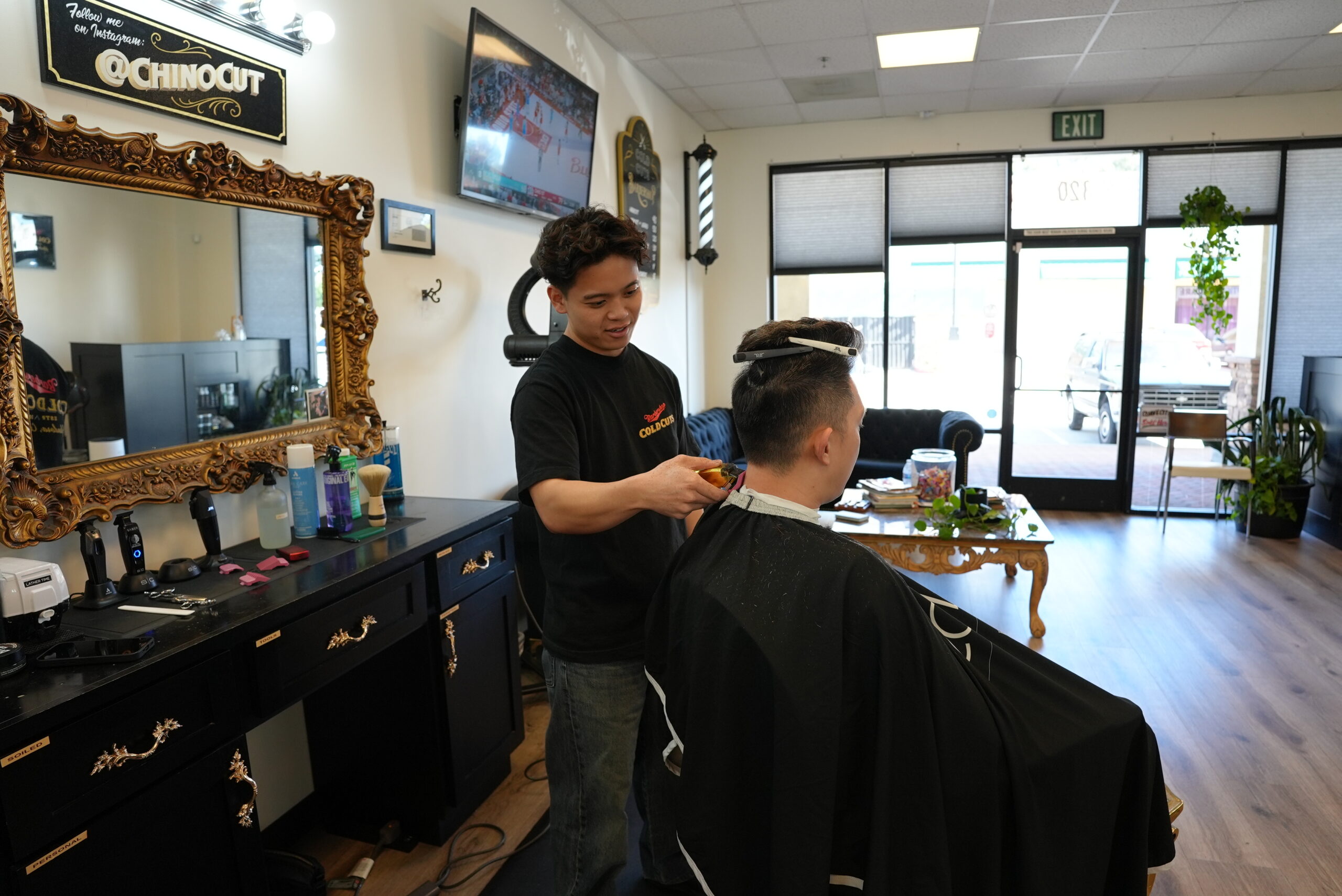 Raymond a.k.a Chinocutz Barber at Cold Cuts Barbershop