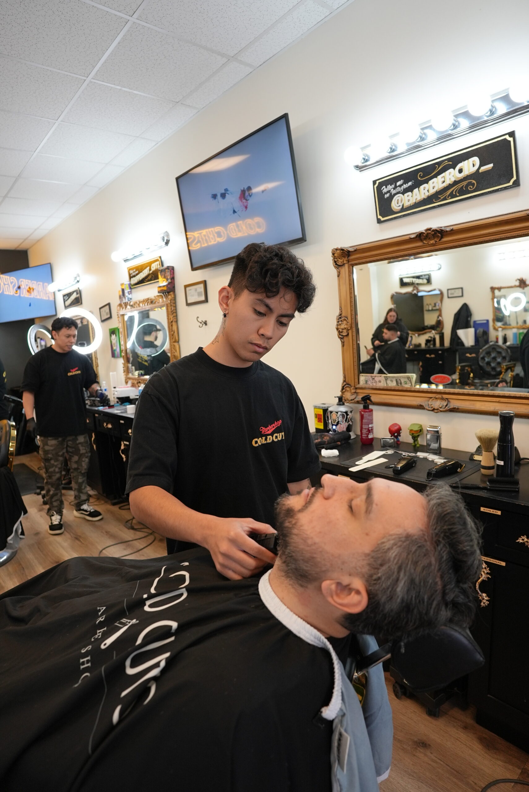 Nico a.k.a Cid the Kid Cutz Barber at Cold Cuts Barbershop